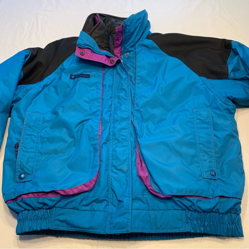 Vintage Columbia Powder Keg Interchange Jacket W/ Reversible Liner Women’s XL - Picture 4 of 12